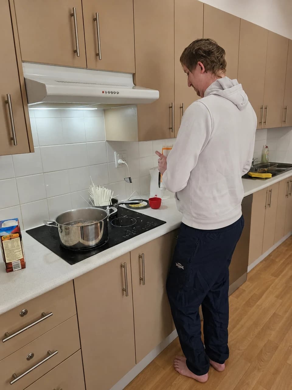Practise safely during supported cooking and life skills practice